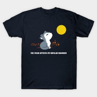 Bipolar disorder wolf T-Shirt